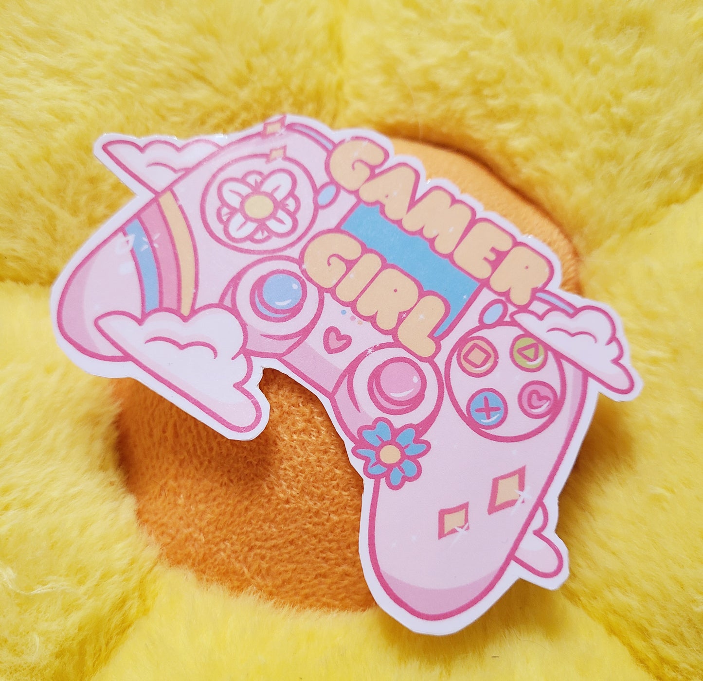 kawaii gamer girl sticker