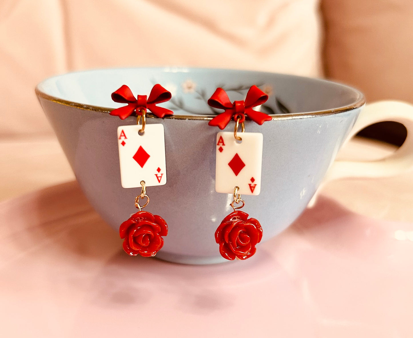 cute alice in wonderland earrings