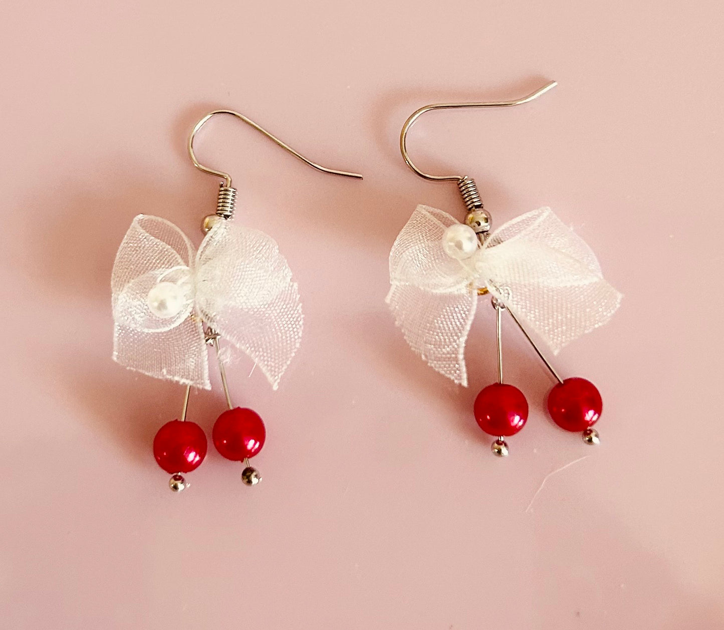 kawaii cherry earrings