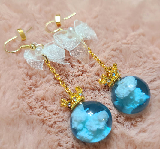 royal skys soft girl earrings gold