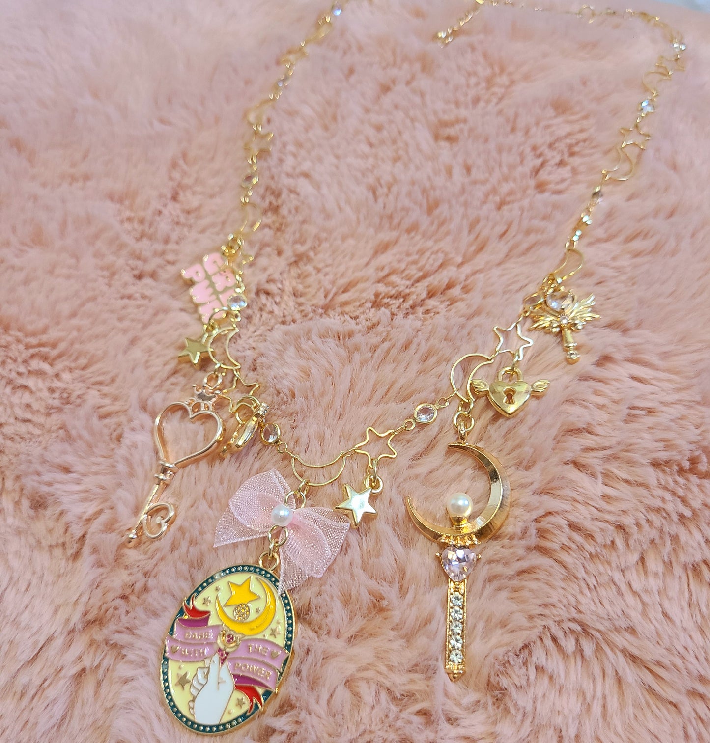 kawaii magical girl necklace