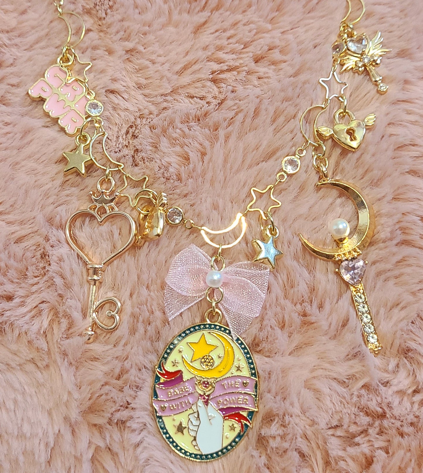 kawaii magical girl necklace