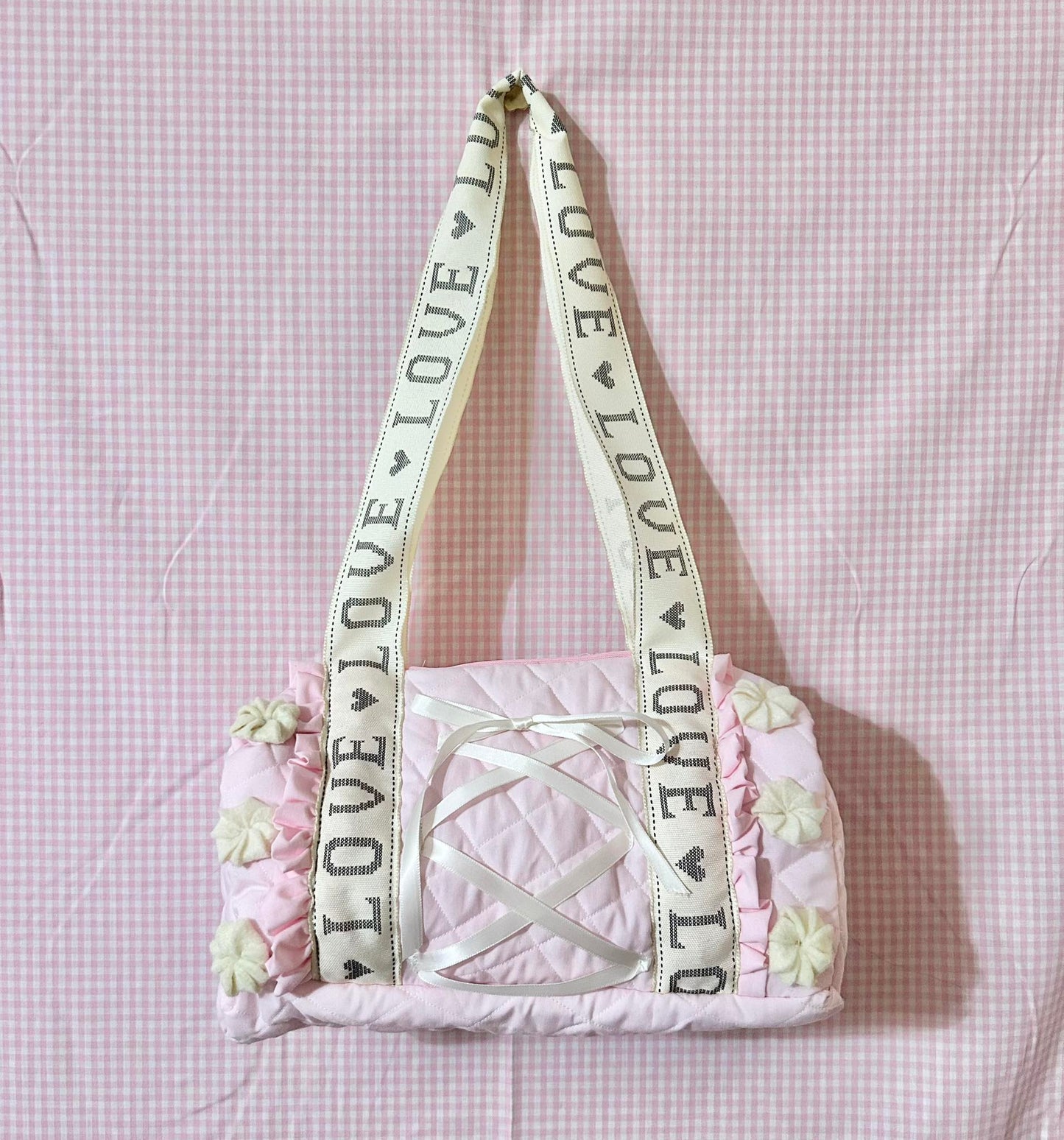 mini cake duffle bag