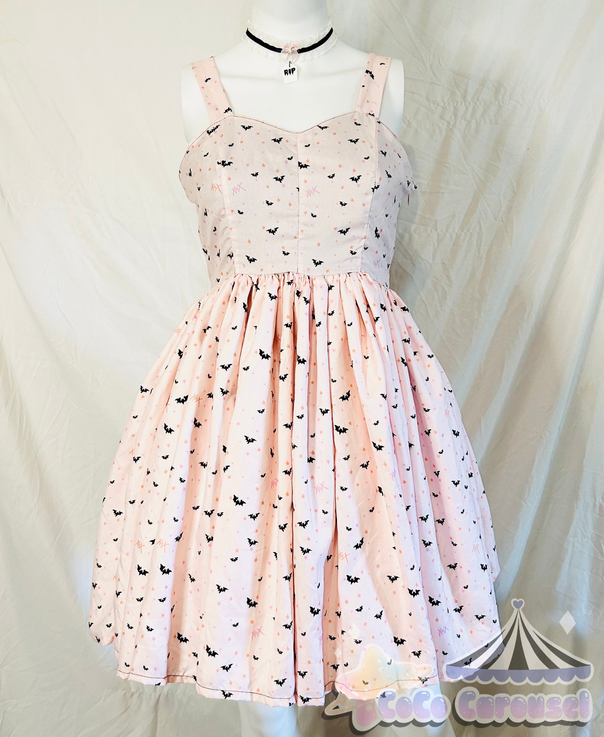 kawaii bats Lolita dress without bowclip