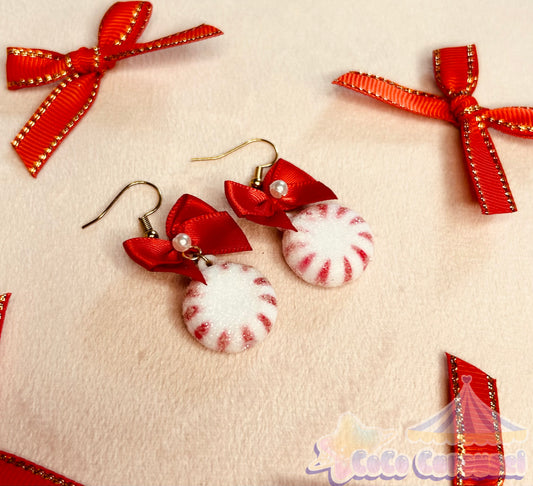 cute pepperment earrings