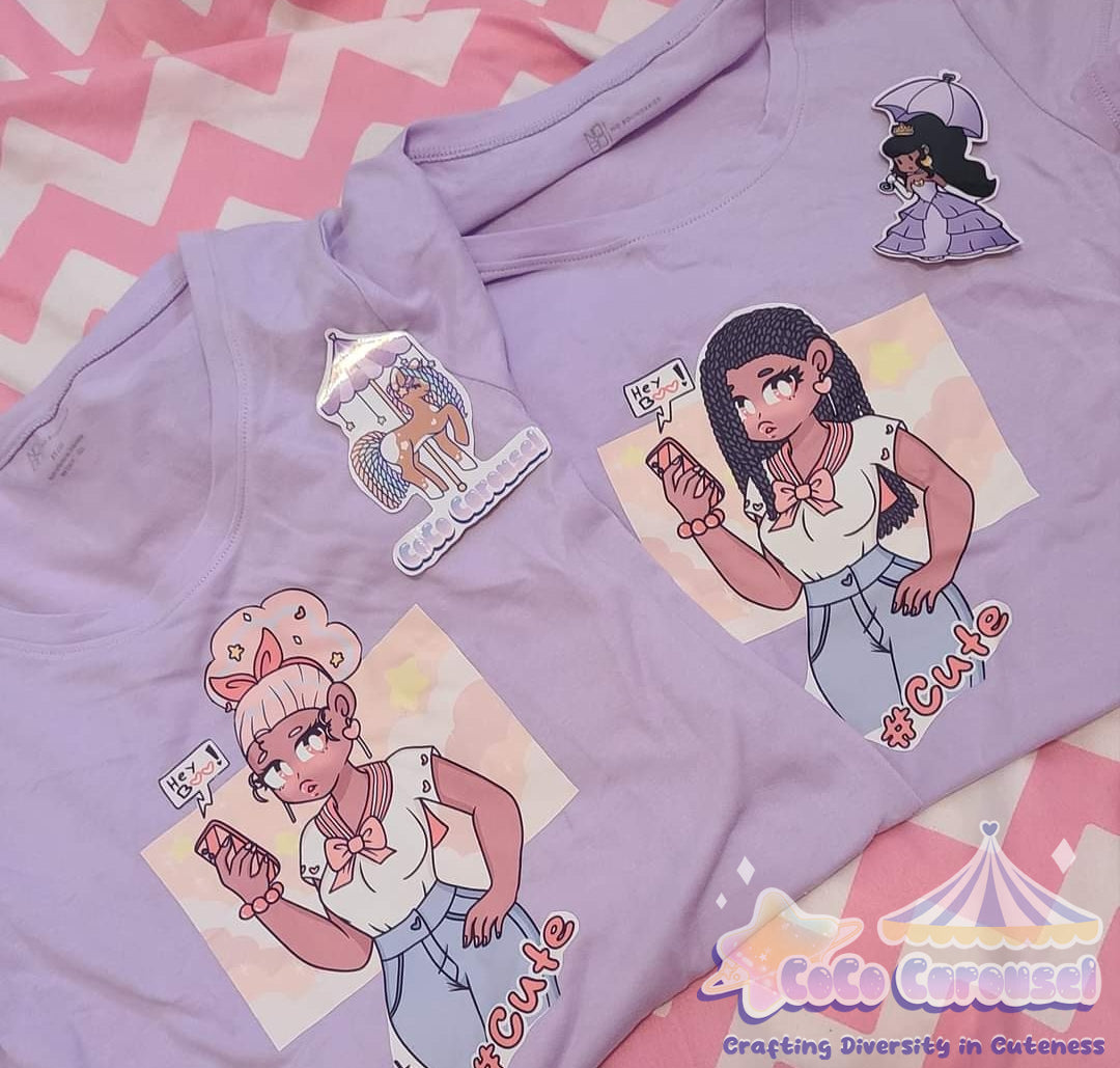 hello boo kawaii graphic tees