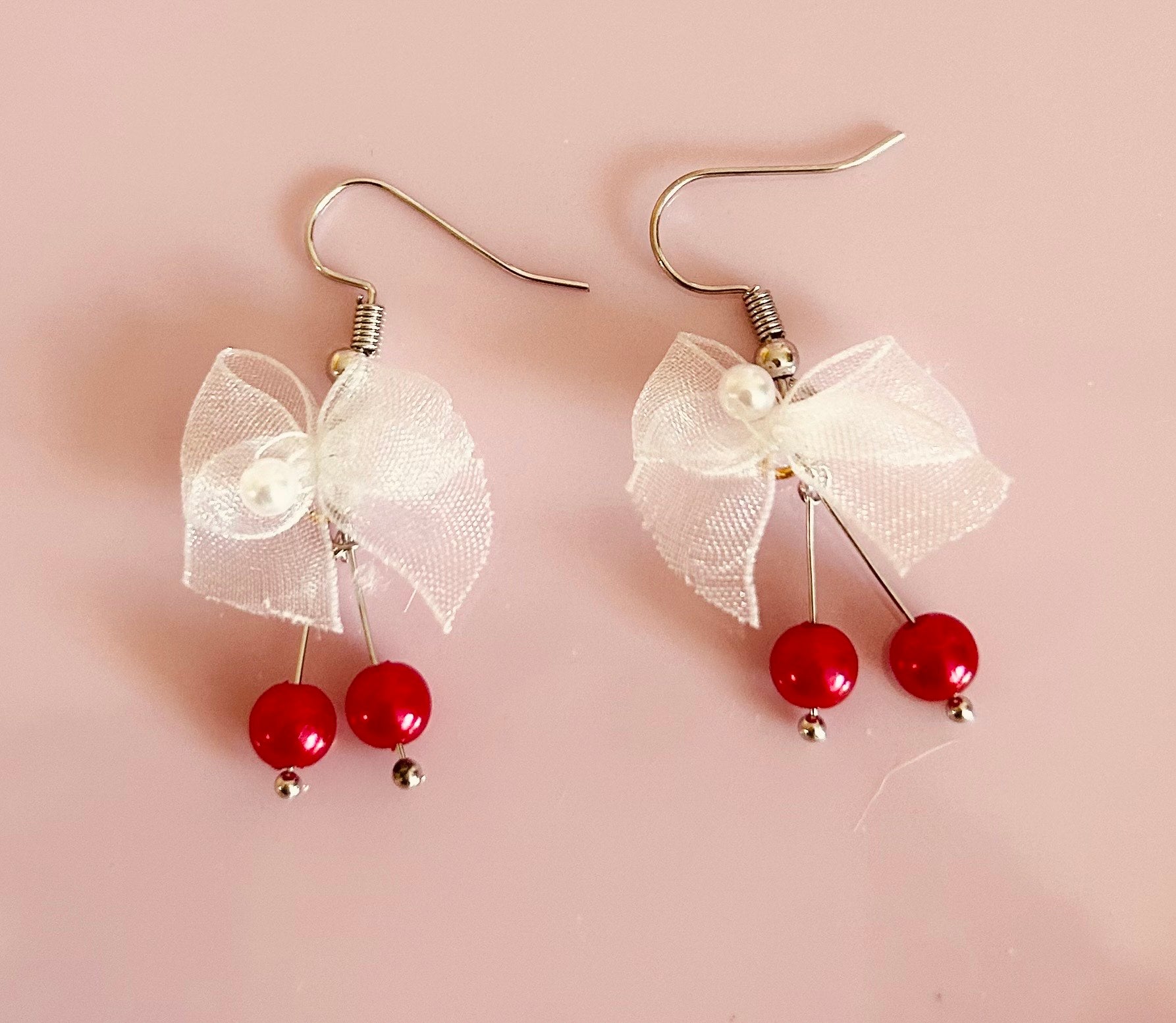 kawaii cherry earrings